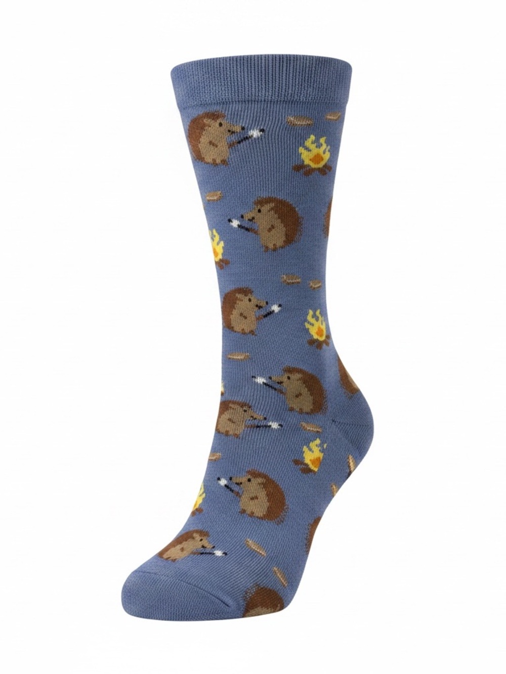 Hedgehog Campfire Crew Socks, Blue, OS, NWT 🦔